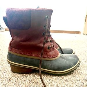 Sorel slimpack ankle snow boots